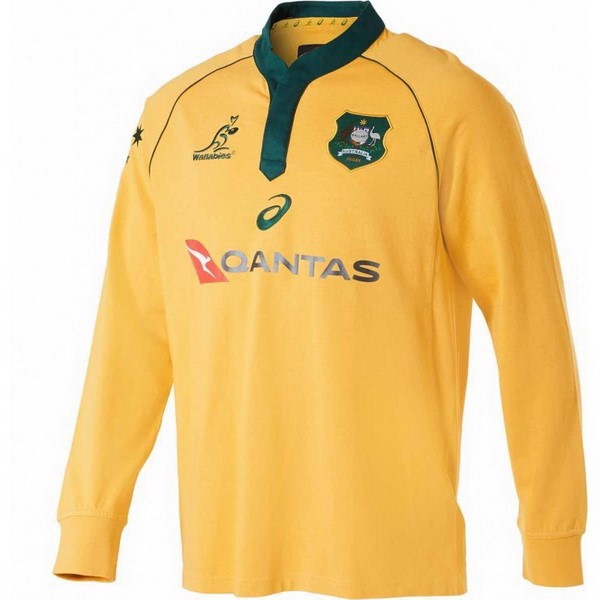 Camiseta Australia Primera equipación ML 2018 Amarillo